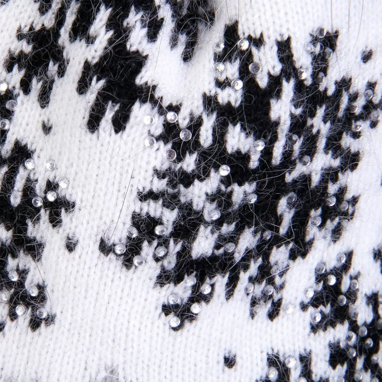 Miniatyrbilde: Ull lue med dusk "snow crystal"