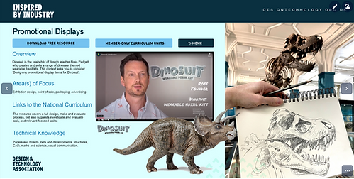 Design and Technology Association learning page
