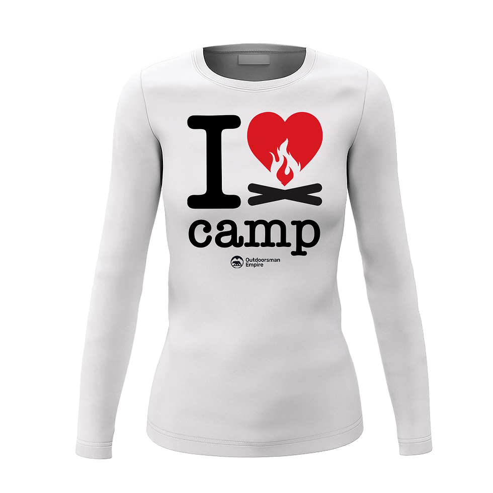 Thumbnail: I Love Camp Women Long Sleeve Shirt
