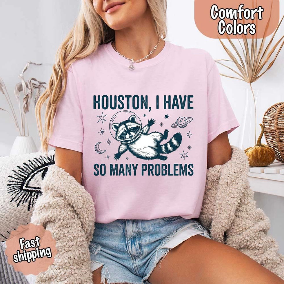 Thumbnail: Houston I Have So Many Problems Raccoon Comfort Co
