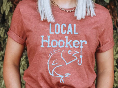 Local Hooker Fishing Tee and Bundle, Plus the I Was On Another Line Hat: Gifts for Anglers