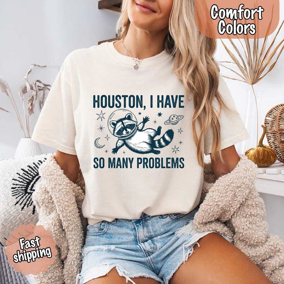 Thumbnail: Houston I Have So Many Problems Raccoon Comfort Co