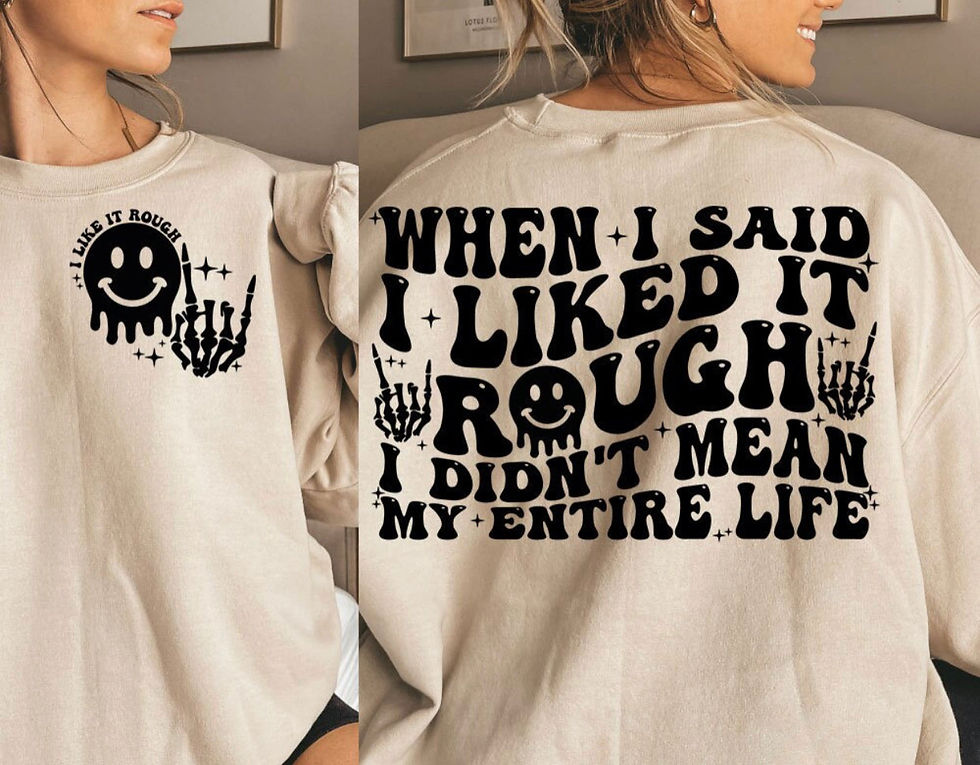 Thumbnail: Drippy Smiley Face (On Left Chest) - When I Said I