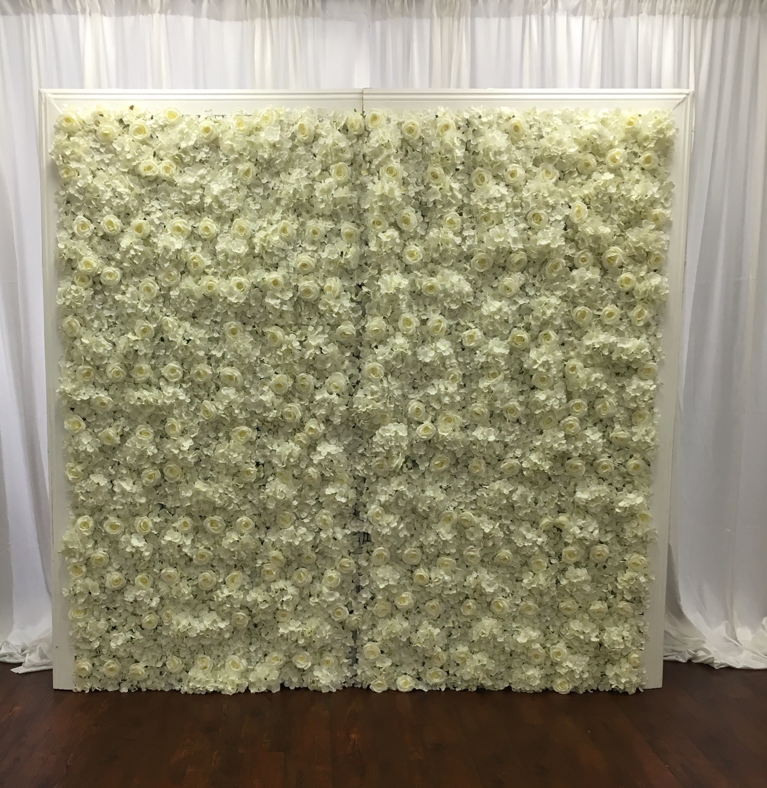 White Flower Wall