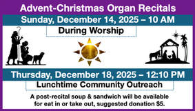 Slide of both organ recitals
