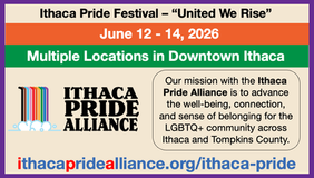 Decorative slide of Ithaca Pride Festival