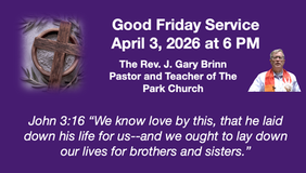 April 3, 2026 - Good Friday Service