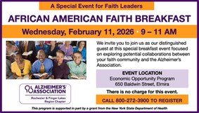Slide of African American Faith Breakfast