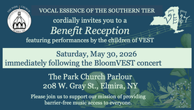 Decorative slide of BloomVEST reception