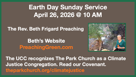 Slide of Earth Day Service