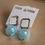 Thumbnail: Clear Ice Glass Pearls Ball Drop Earrings for Women
