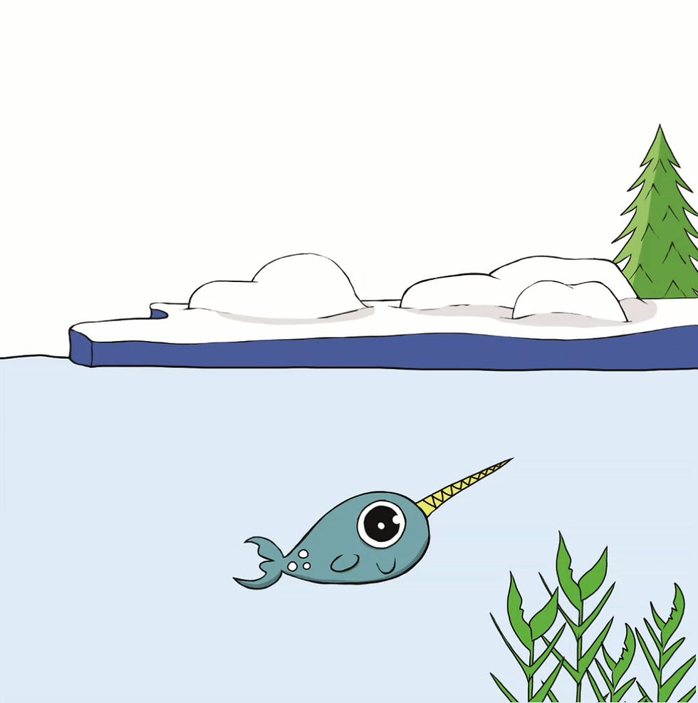 Thumbnail: [HARDCOVER] Narwin the Narwhal: A Friend Like Me