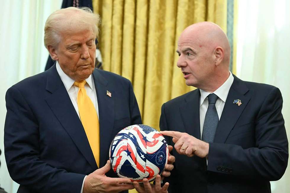 Donnald Trump y Gianni Infantino
