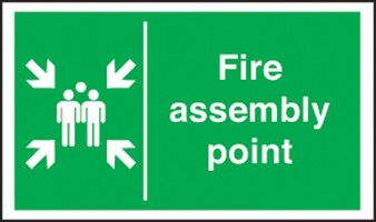 Fire Assembly Point - Arrowed