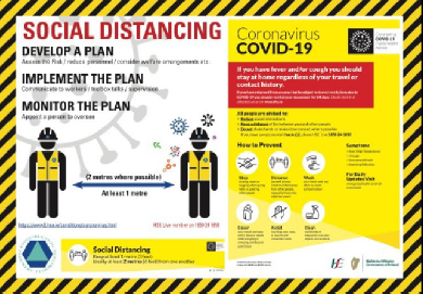 Social Distancing Make A Plan Safety Sign