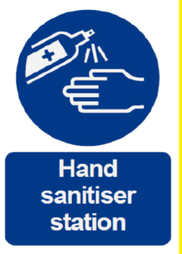 Hand Sanitiser Station Sign