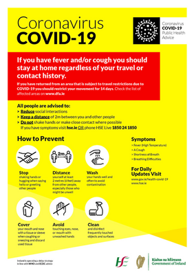 Coronavirus Covid 19 About Sign