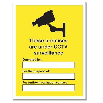 CCTV 24 Hour Premises Surveillance Operated By and Purpose