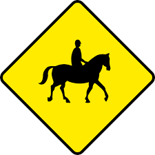 Horses Danger Sign