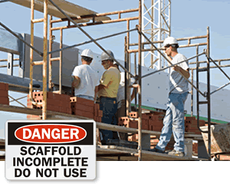 When to use safety signs