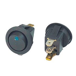 Rocker switch blue