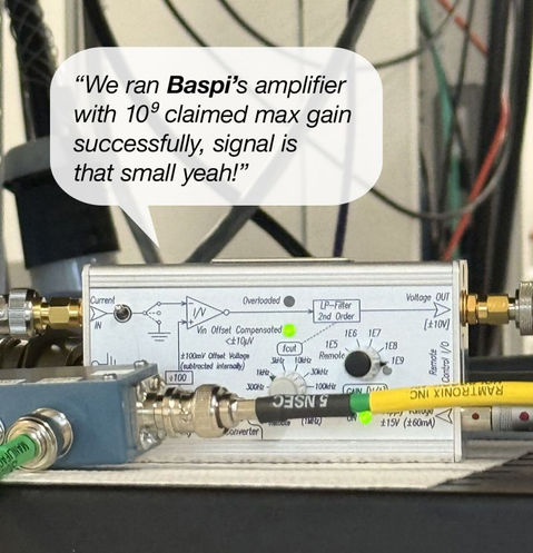 Baspi's 𝗜𝗩 𝗰𝗼𝗻𝘃𝗲𝗿𝘁𝗲𝗿 𝗦𝗣𝟵𝟴𝟯𝗰 in the Fermilab lab