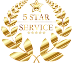 5 star service badge