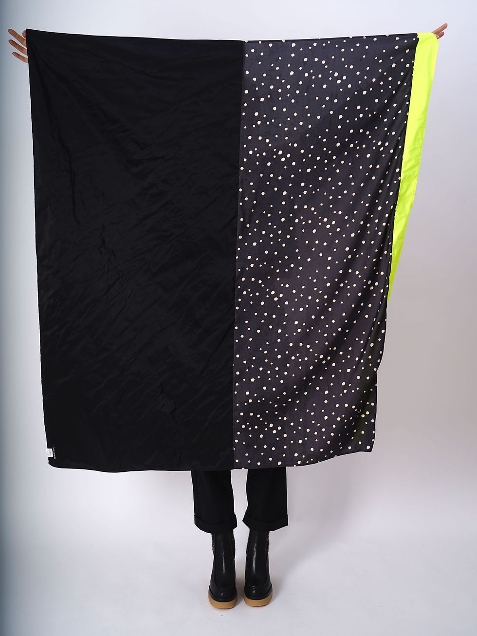 Thumbnail: Silk Scarf With Neon Detail