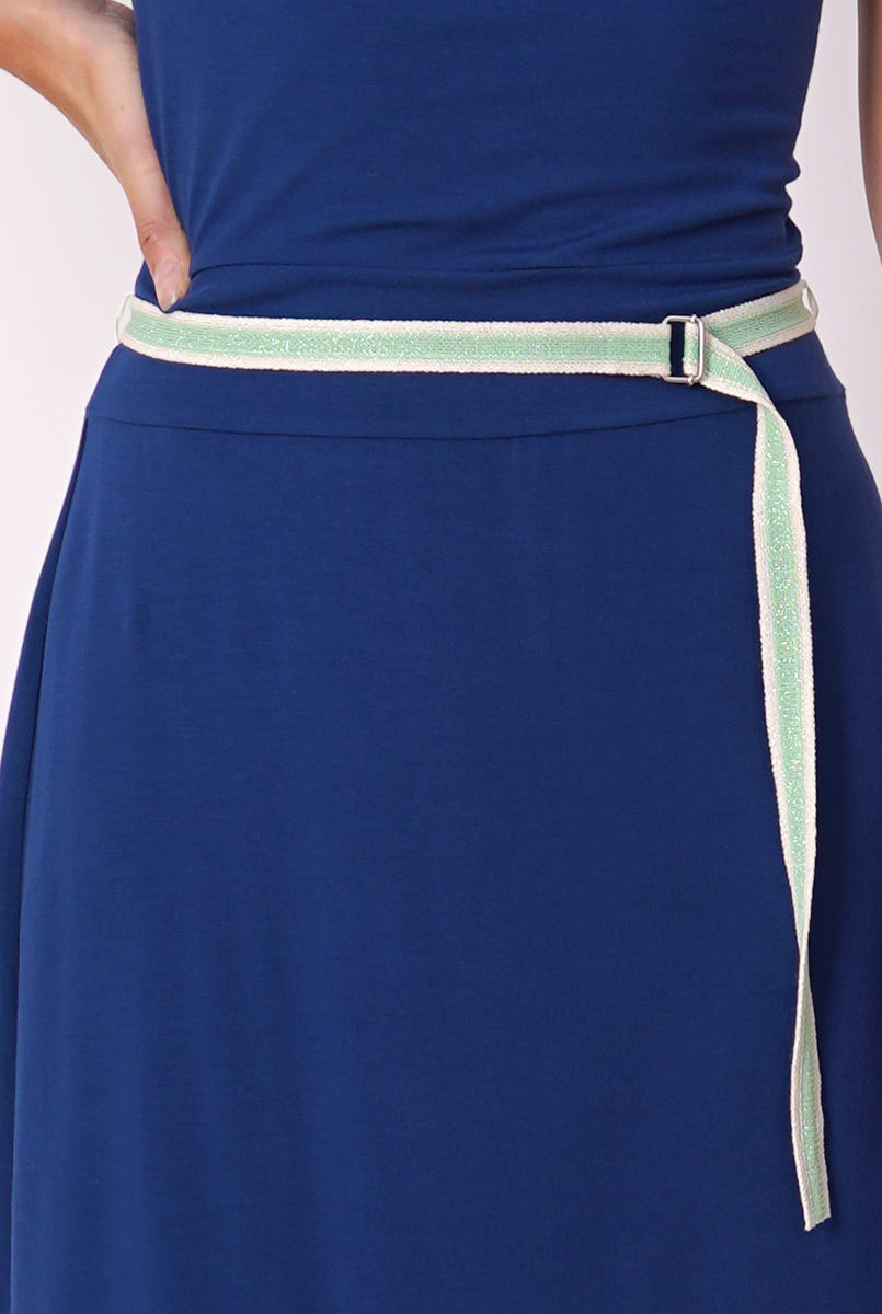 Thumbnail: Jersey Dress With Belt in Orange