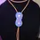 Thumbnail: Blue Horizon Beaded Bolo & Earring Set