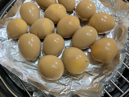 スモークポットでうずら燻製