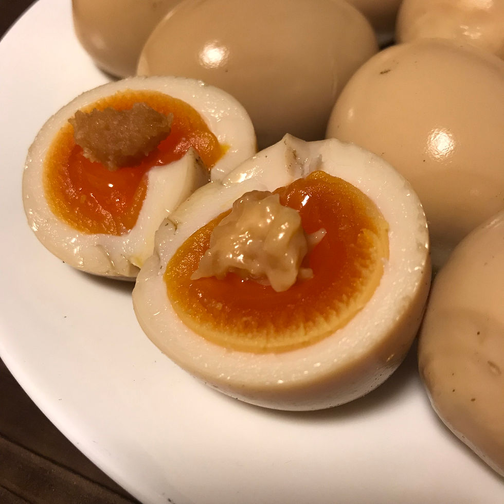 燻製味噌オン卵
