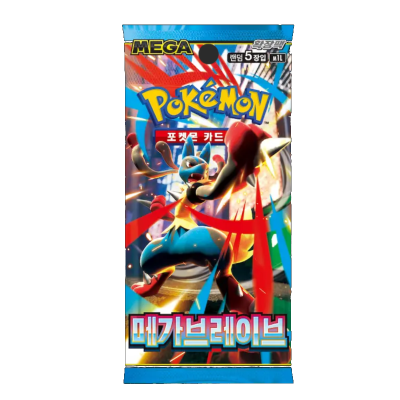 Pokémon TCG - Mega Brave m1L Booster Pack - Koreanisch