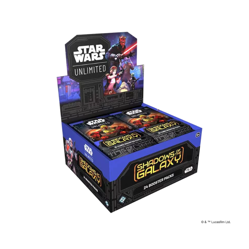 Star Wars: Unlimited - Shadows of the Galaxy Booster Box Display - Englisch