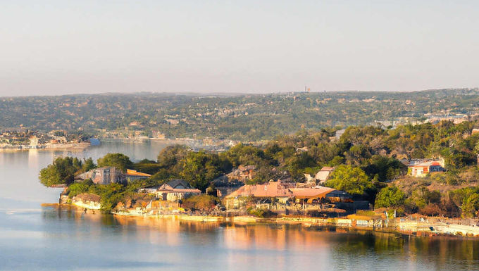 Lake view of Canyon Lake Texas