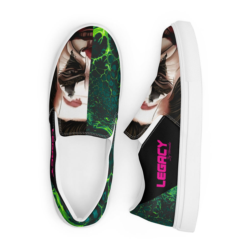Thumbnail: Men’s slip-on canvas shoes