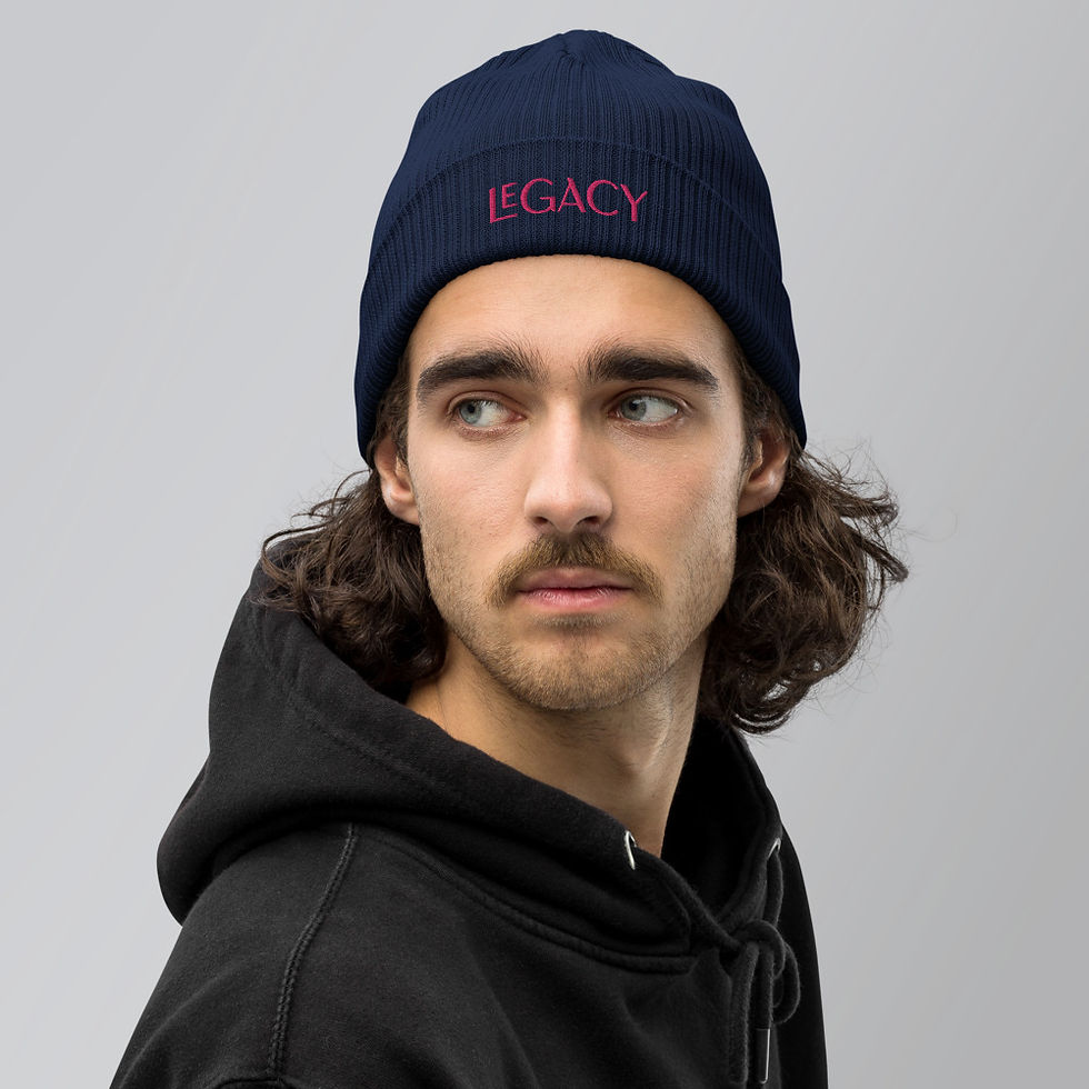 Thumbnail: Organic ribbed beanie