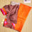 Thumbnail: Multi color bishinpur silk saree with ready to wear blouse