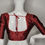 Thumbnail: Deep Maroon raw silk blouse with Golden butta readymade blouse for Indian saree