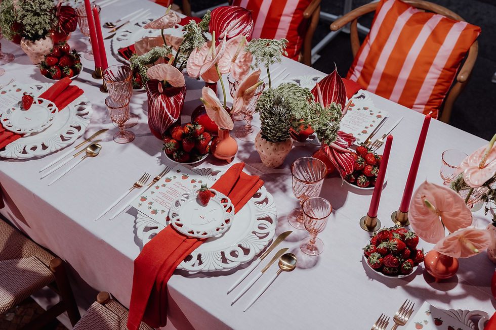 Patrizia Nicosia, Inhaberin von Geistreich , hat die Namenskarten und Menükarten designt