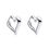Thumbnail: Open Heart Hoop Earrings