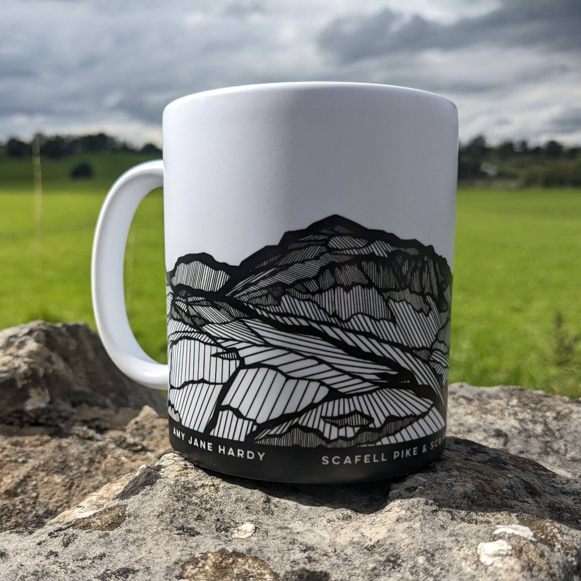 Brew with a View | Scafell Pike & Sca Fell | Lake District | Ceramic Mug