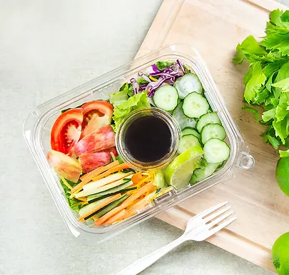 24oz PET Clamshell w/ Safety Lock