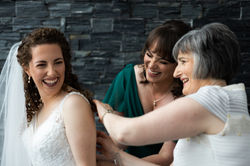 Sharon's bridal preparation