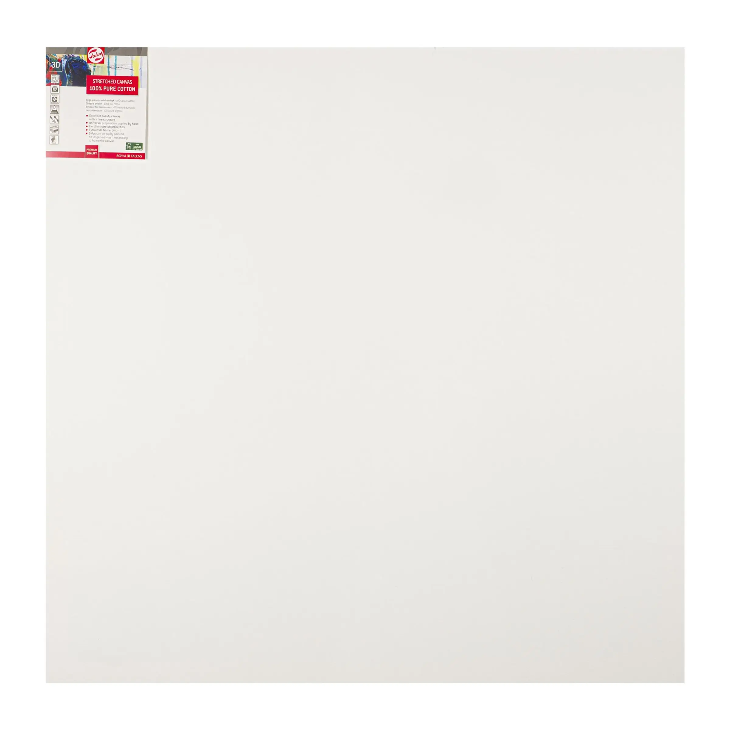 Stretched Canvas Cotton 3D 100 x 100 cm