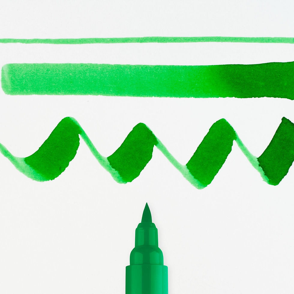 Brush Pen Forest Green 656