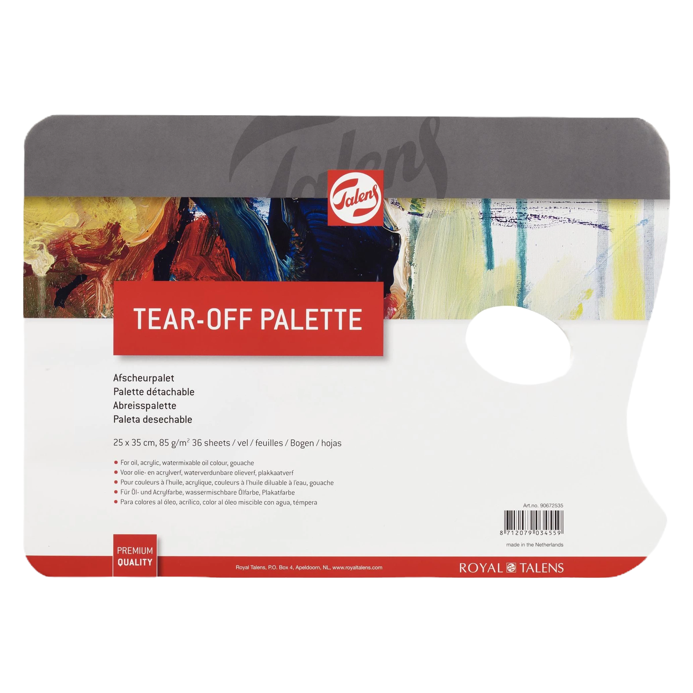 Tear-Off Palette 25 x 35 cm