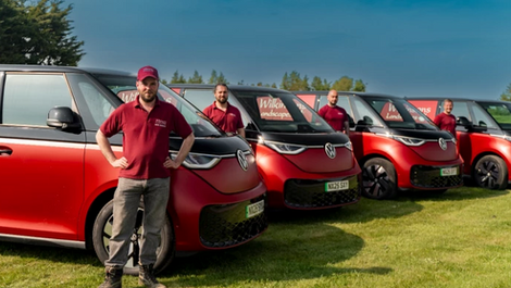 EV fleet landscaping