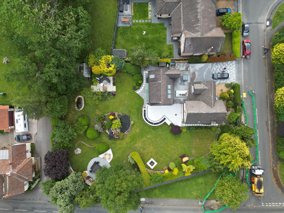 drone photo back garden