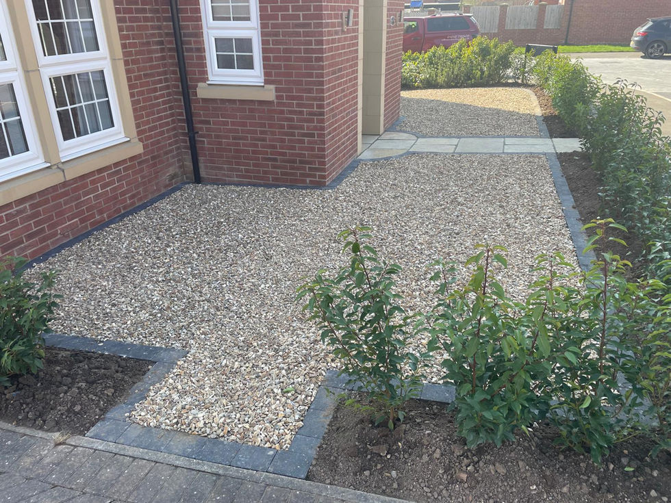 front garden gravel